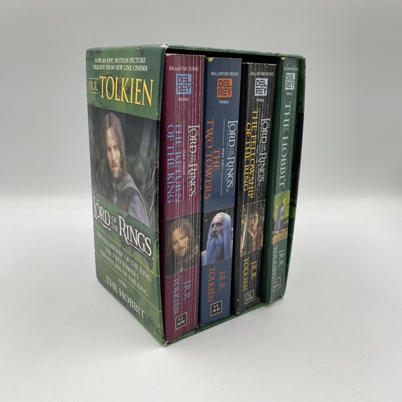 Accents | Vintage Jrr Tolkien Lord Of The Rings The Hobbit Box Set 4 ...